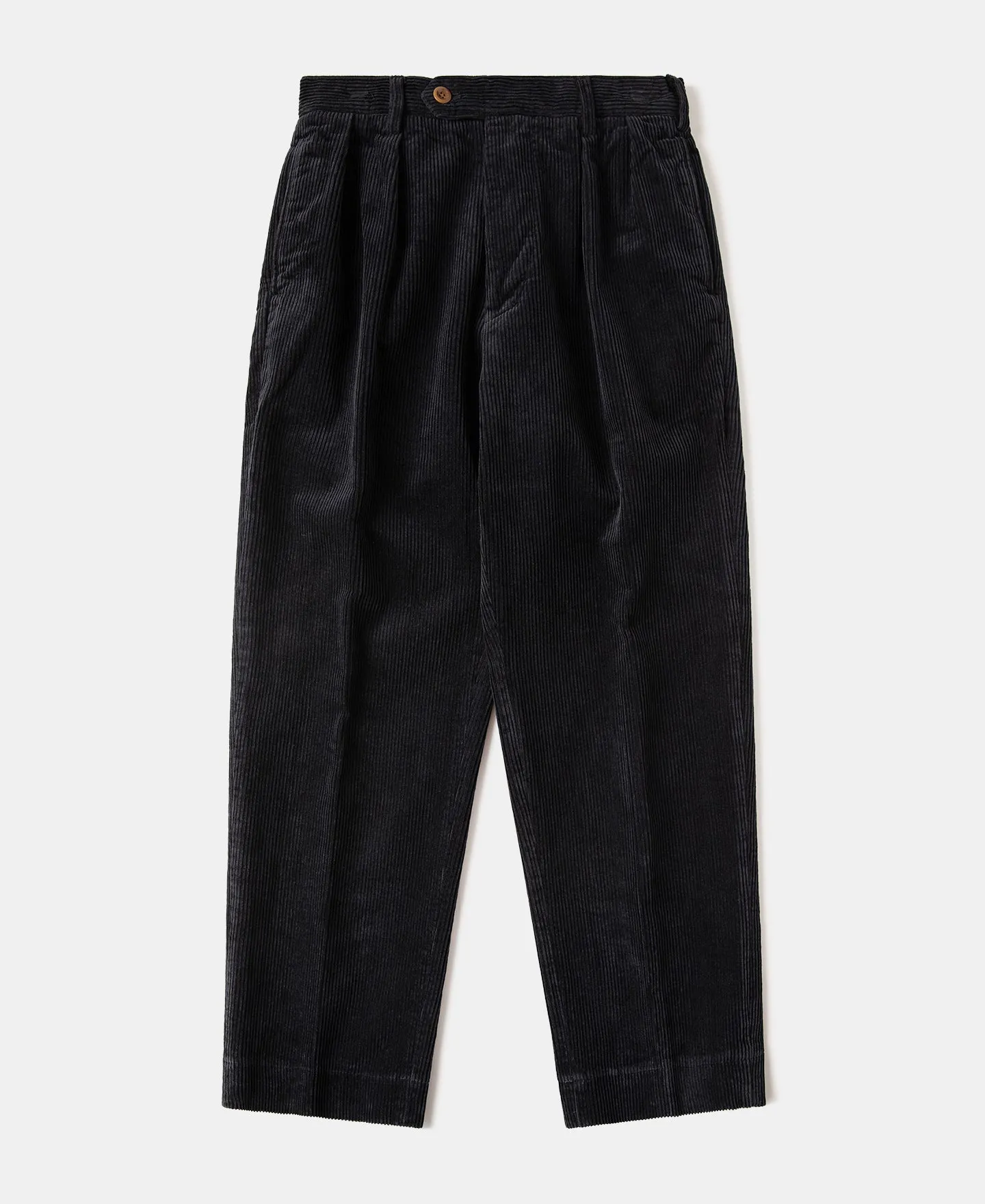 12.5 oz 8 Wale Corduroy Trousers - Black