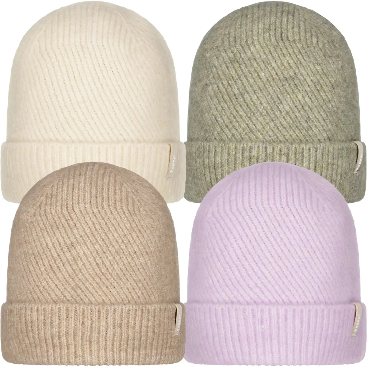 Barts Womens Kirinda Diagonal knitted Beanie