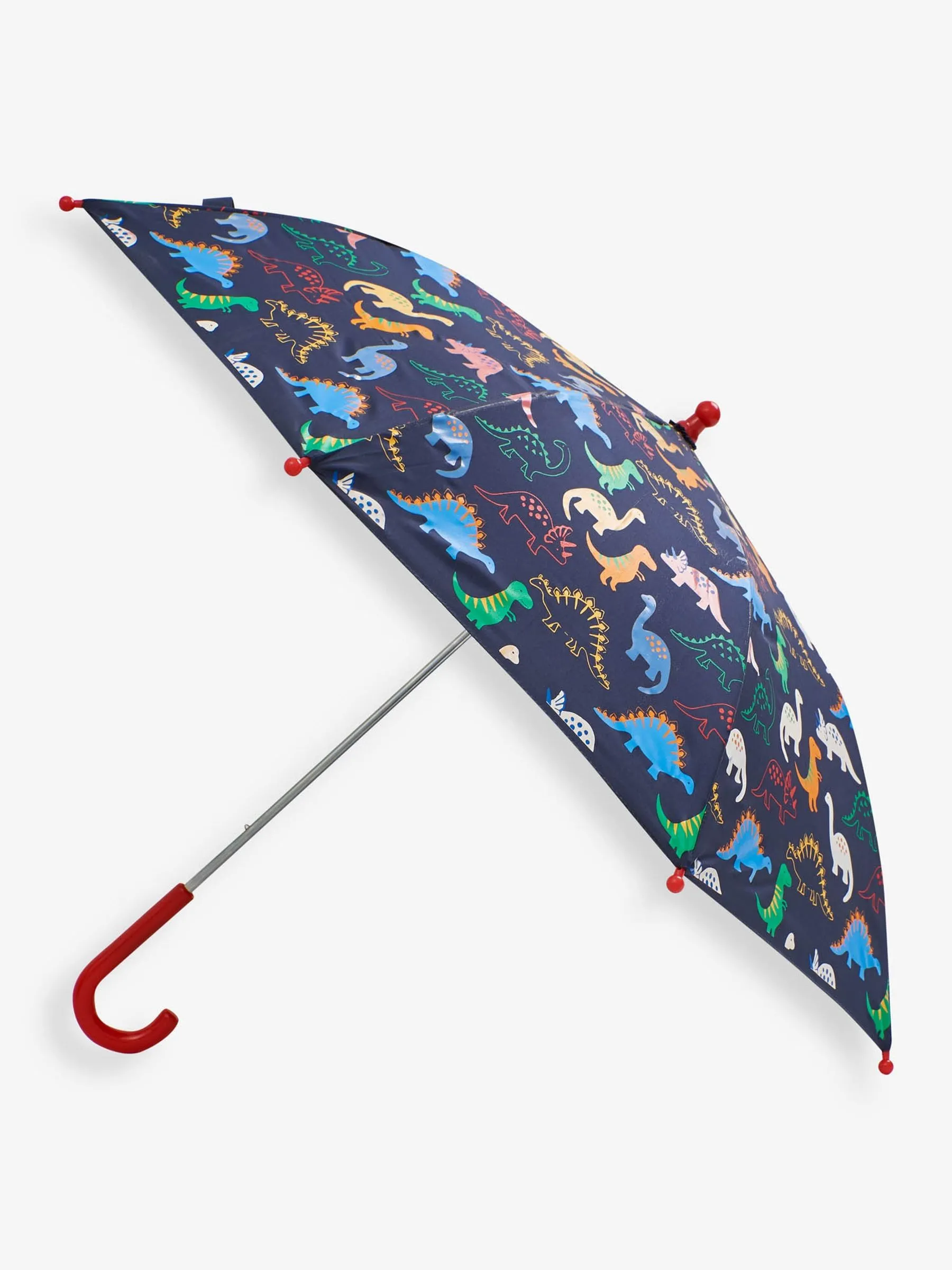 Navy Dinosaur Colour Change Umbrella