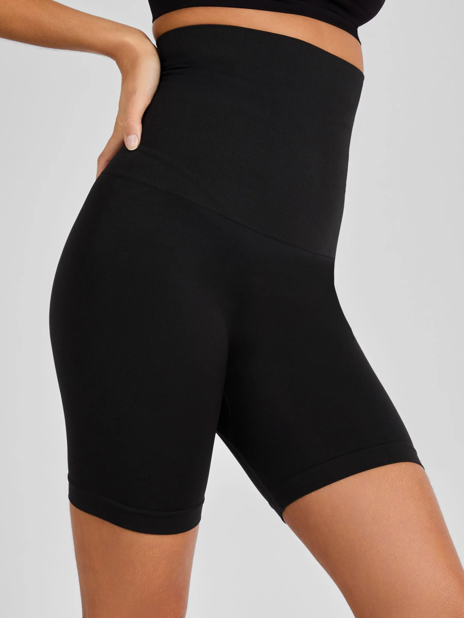 Black Postnatal Shorts