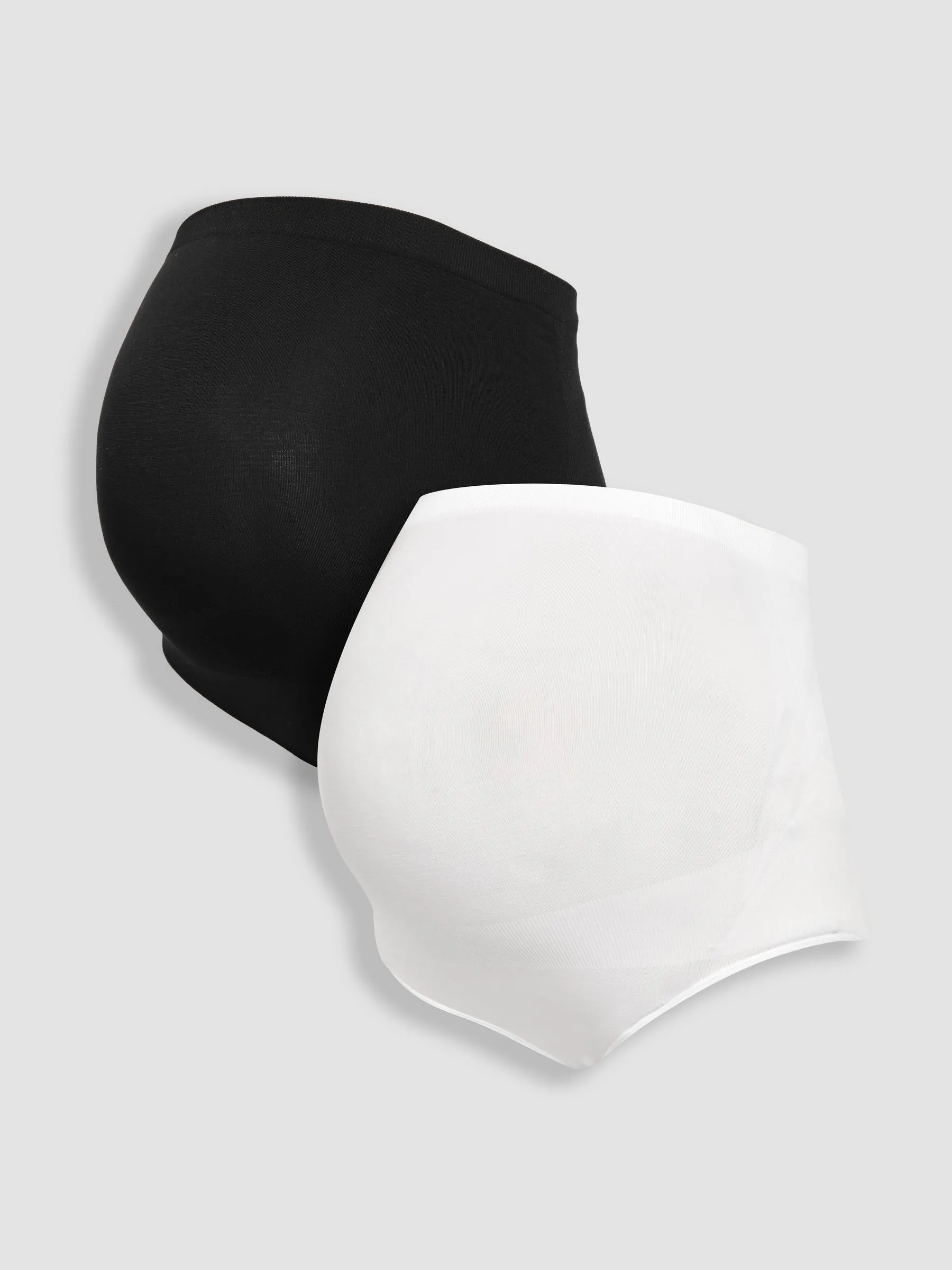 White 2-Pack Maternity Support Knickers