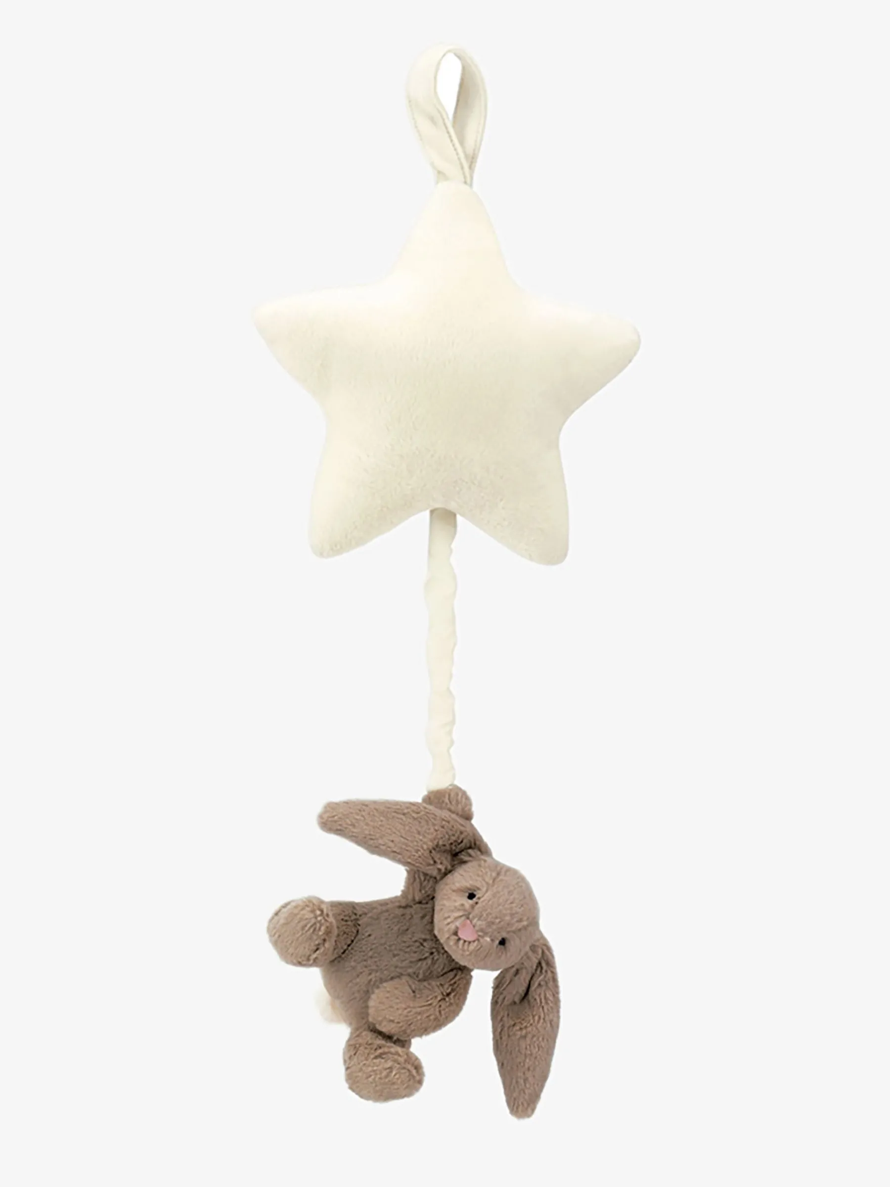 Jellycat Bashful Beige Bunny Star Musical Pull