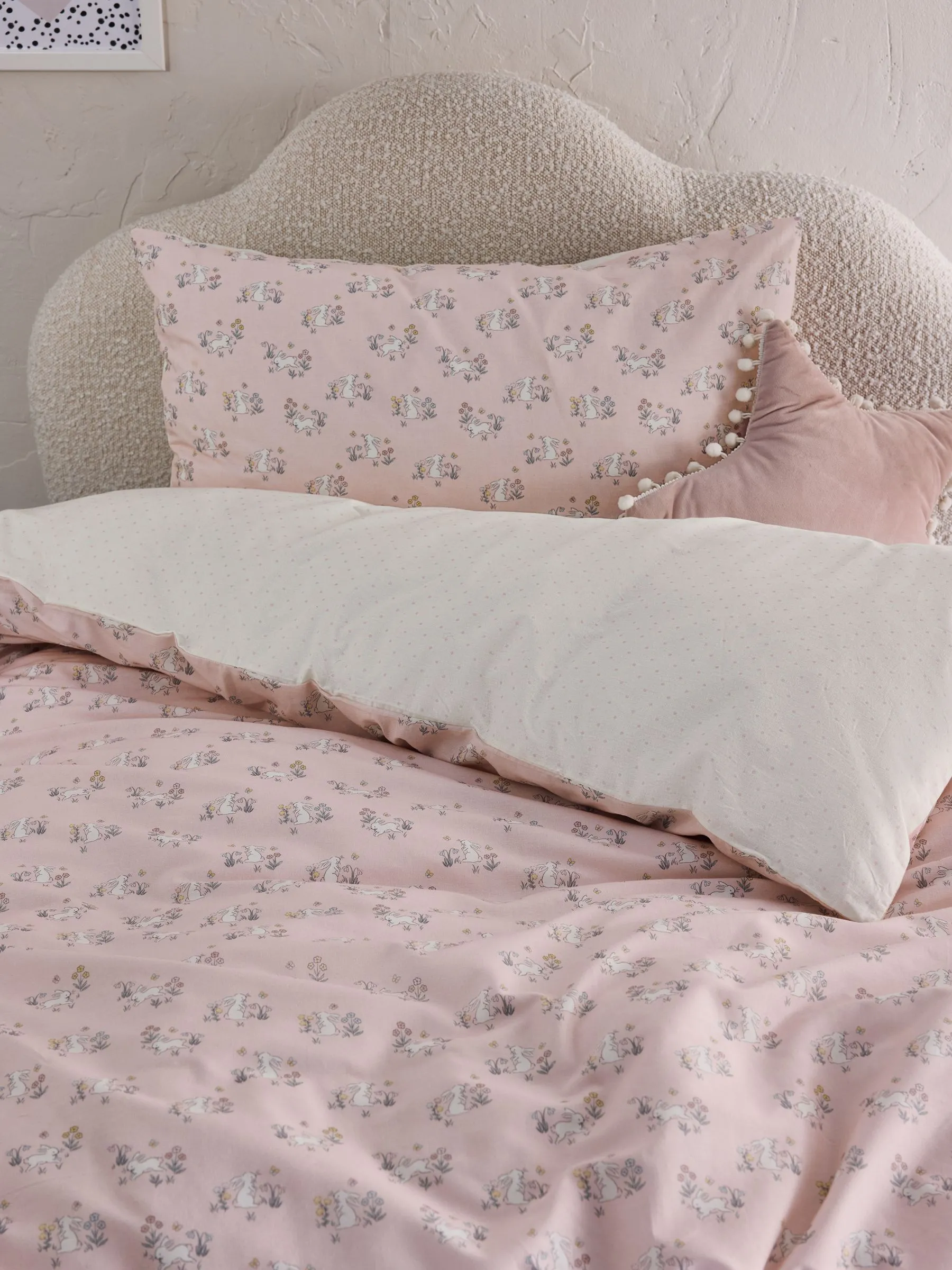 Bunny Meadow 180 Thread Count Duvet Cover and Pillowcase Set