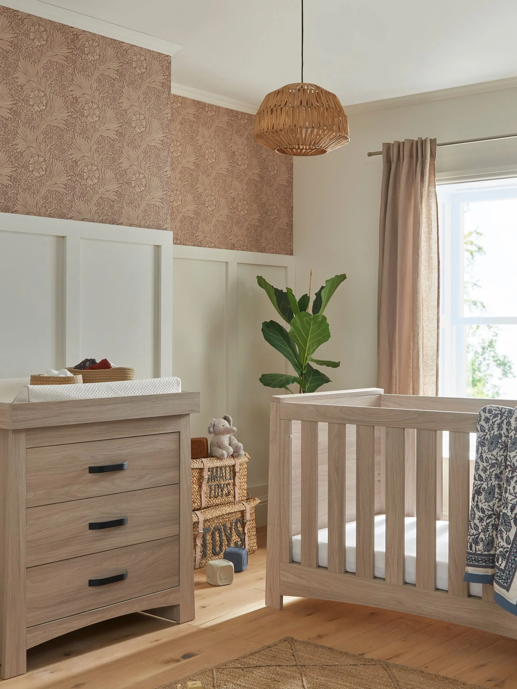 Cuddleco Ash Isla 2 Piece Nursery Furniture Set