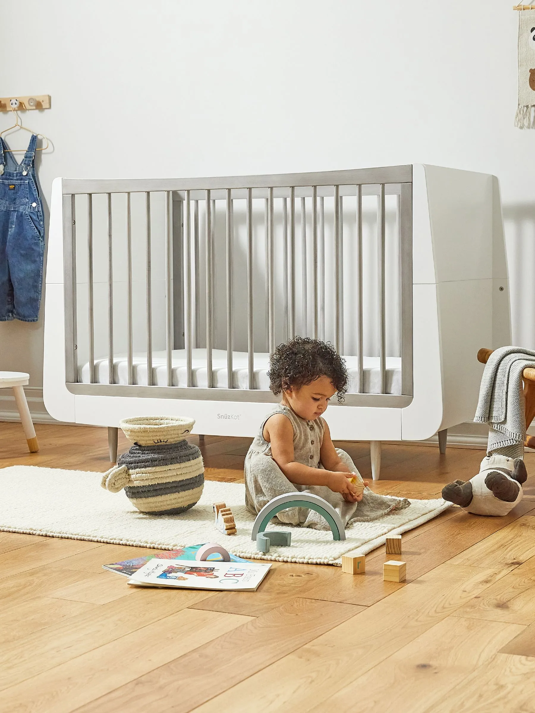 Snuz Silver Birch SnuzKot The Natural Edit Cot Bed