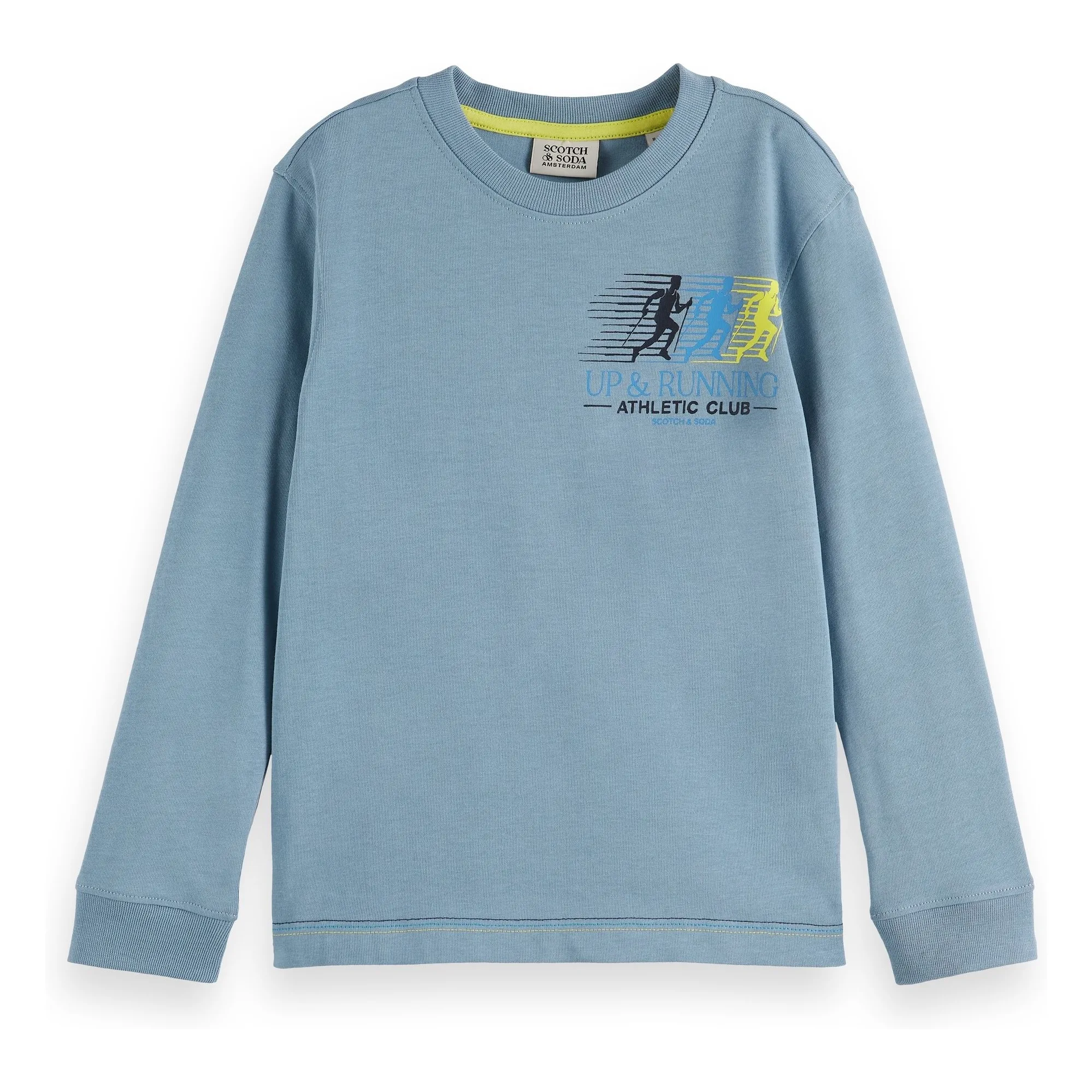 Scotch & Soda Artwork T-shirt Organic cotton | Blue