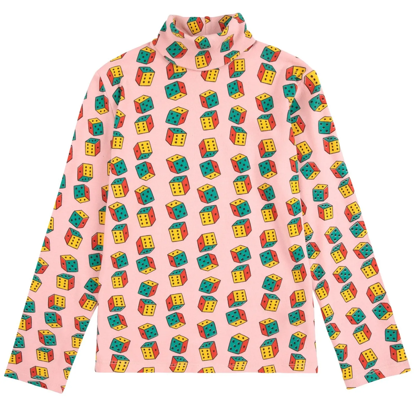 Checkered Turtleneck Shirt