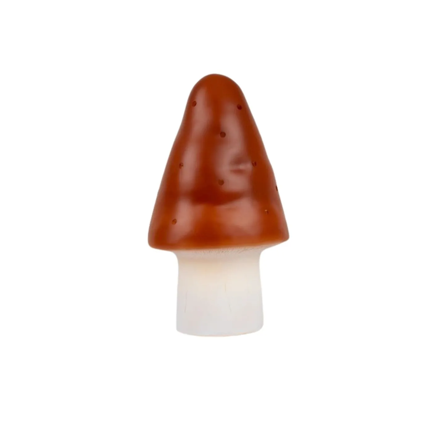 Mushroom Night Lamp Brick Red