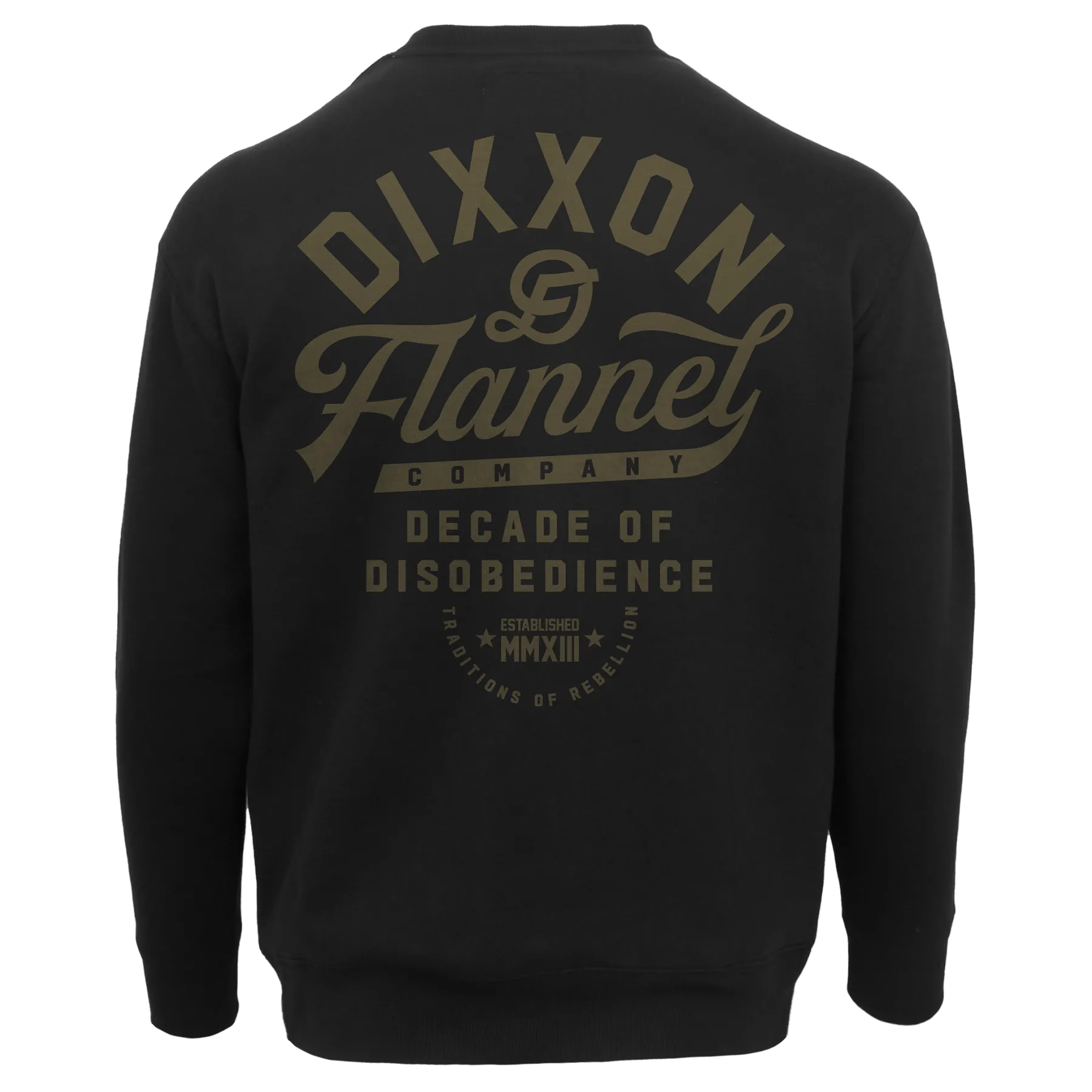Gold Pastime Crewneck Sweatshirt - Black
