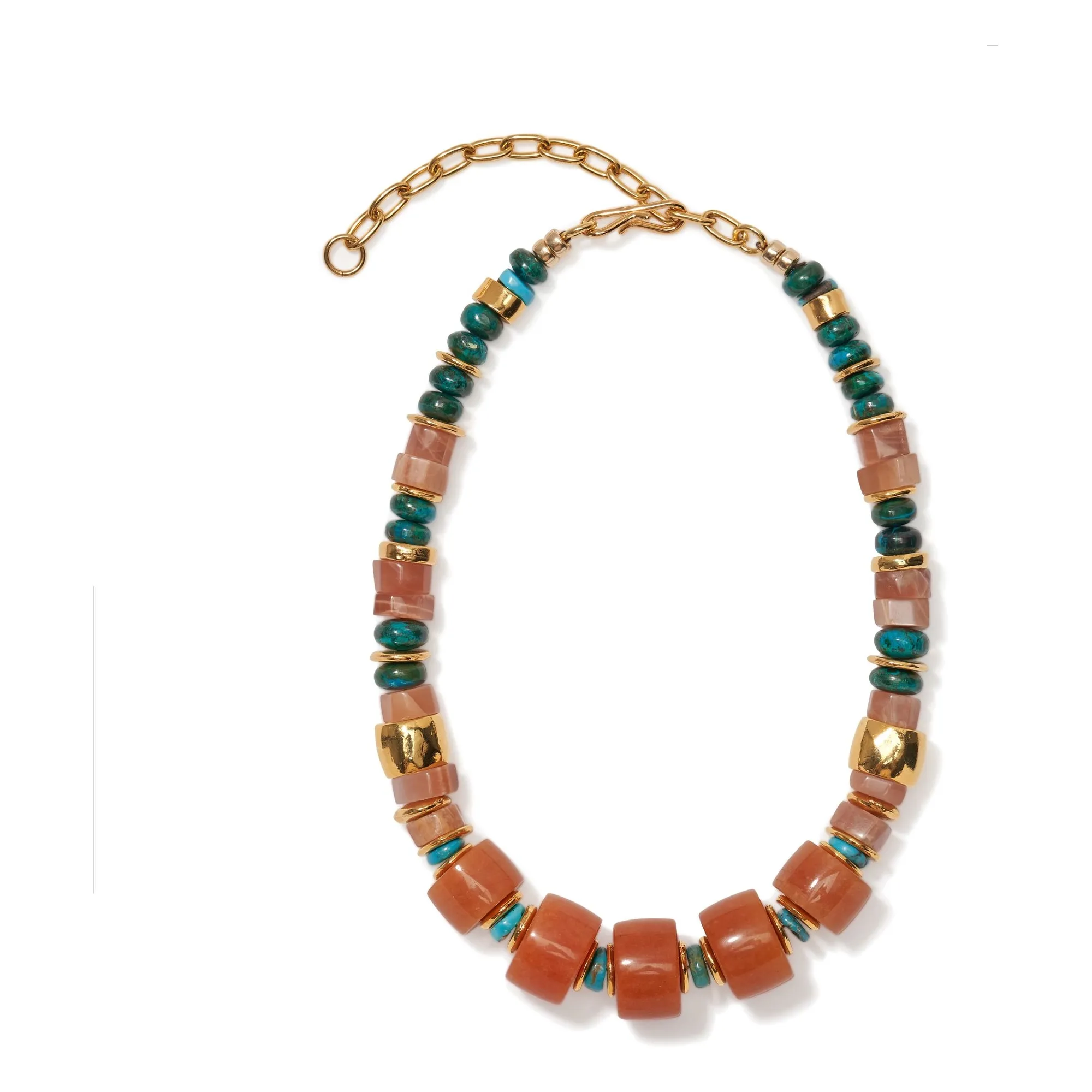 Lizzie Fortunato Granada necklace | Terracotta
