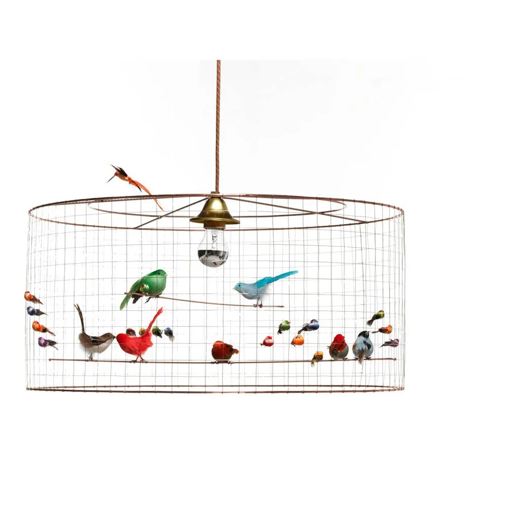 Mathieu Challières Medium Birdcage Pendant Lamp
