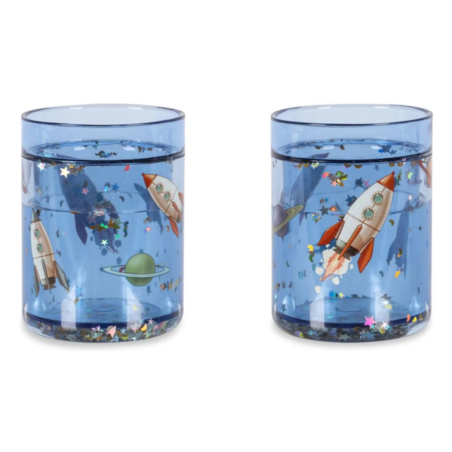 Konges Sløjd Outer Space tumblers - Set of 2 | Blue