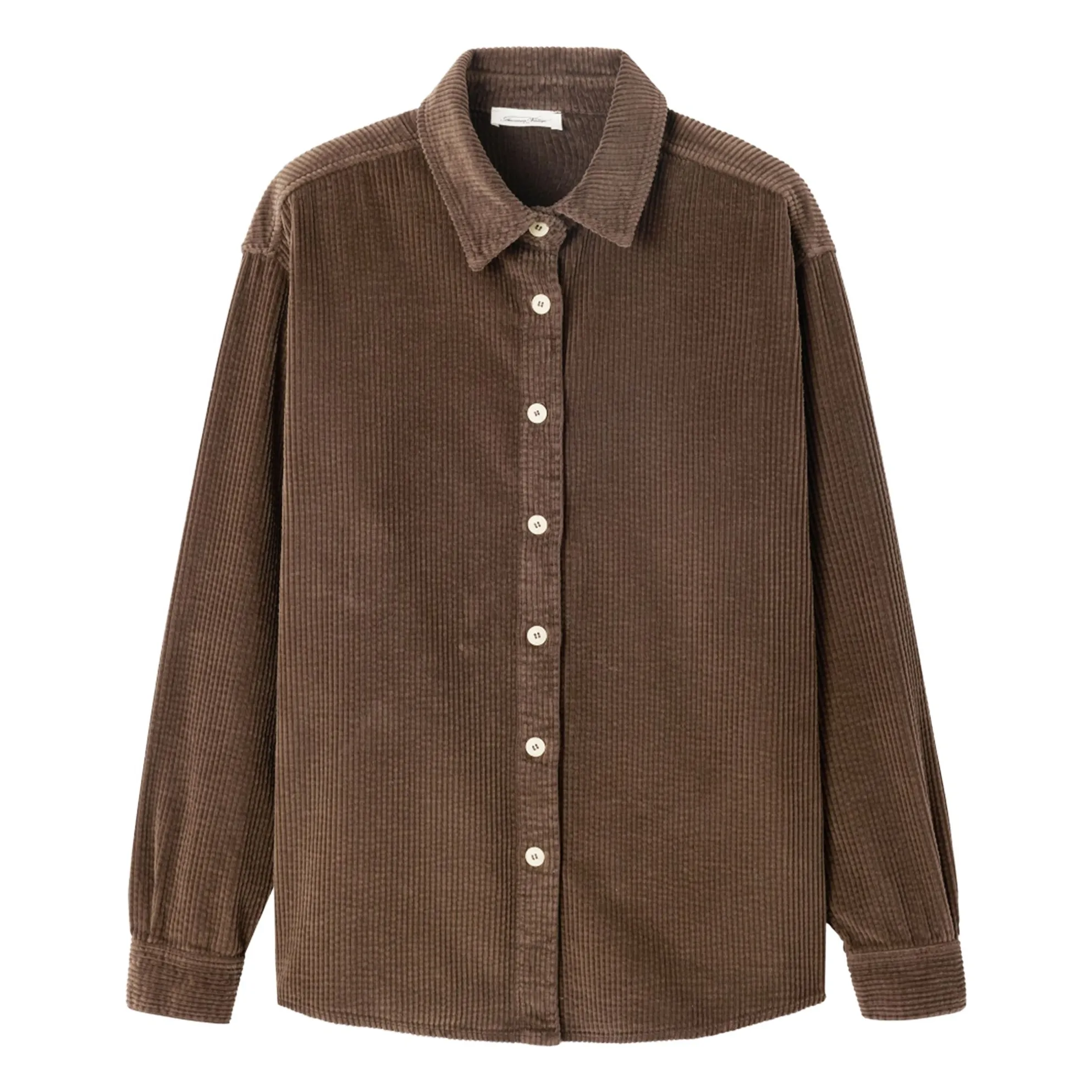American Vintage Padow Corduroy Overshirt | Brown