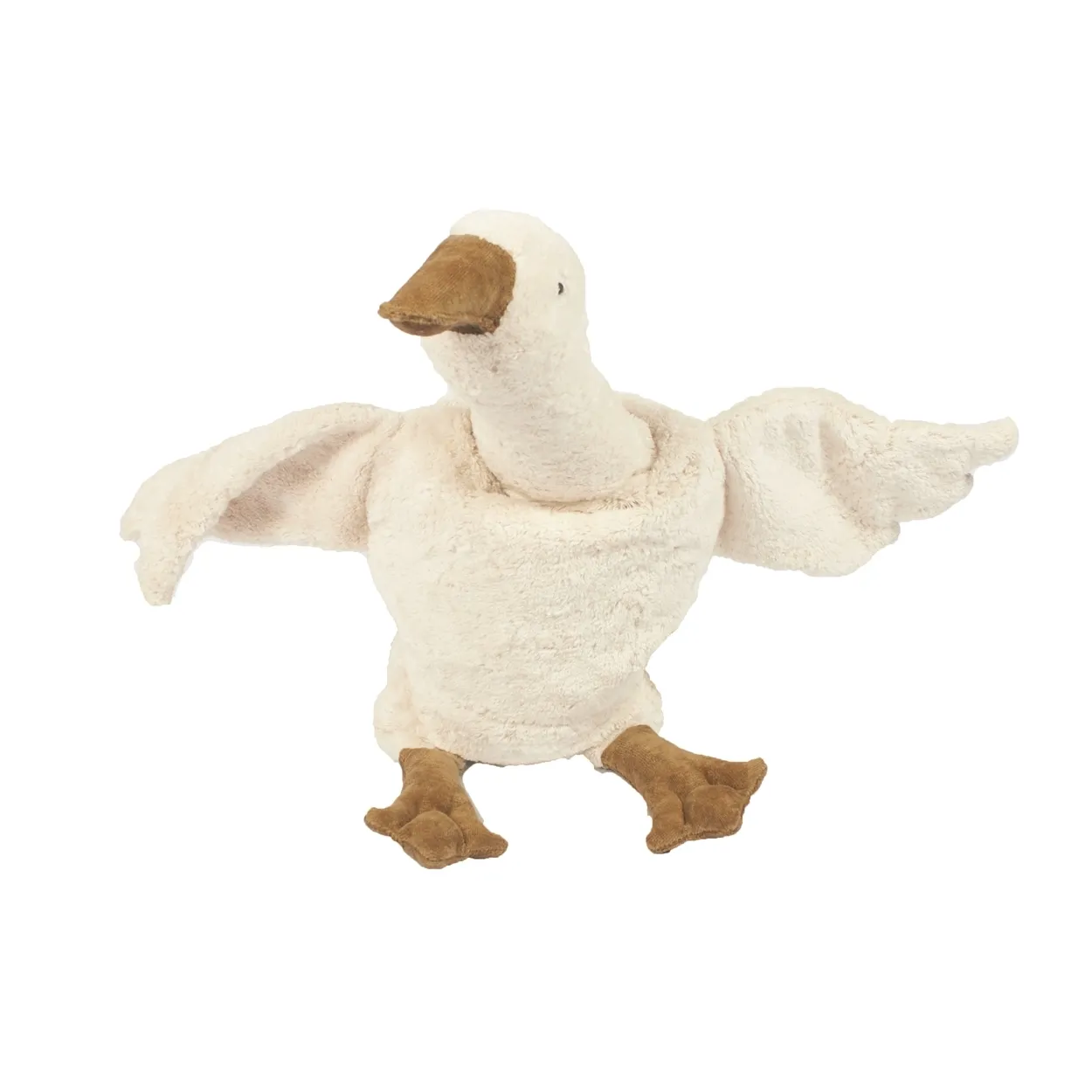 Cuddly animal Goose with heat pad large