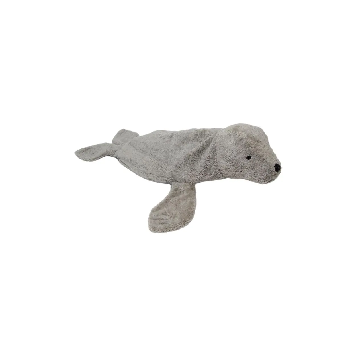 Cuddly animal seal with heat pad large grey