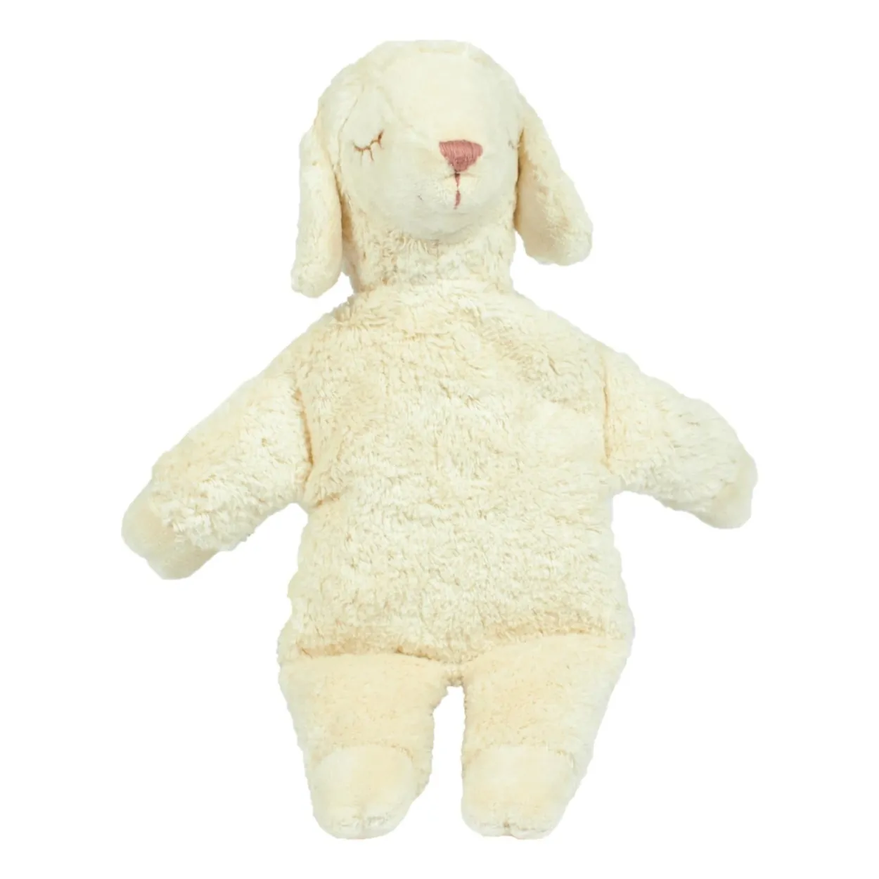 Cuddly animal Sheep with heat pad small white
