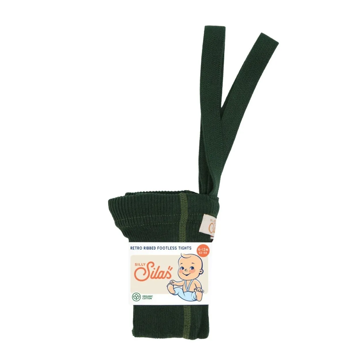 Footless Tights Dark Forest Green