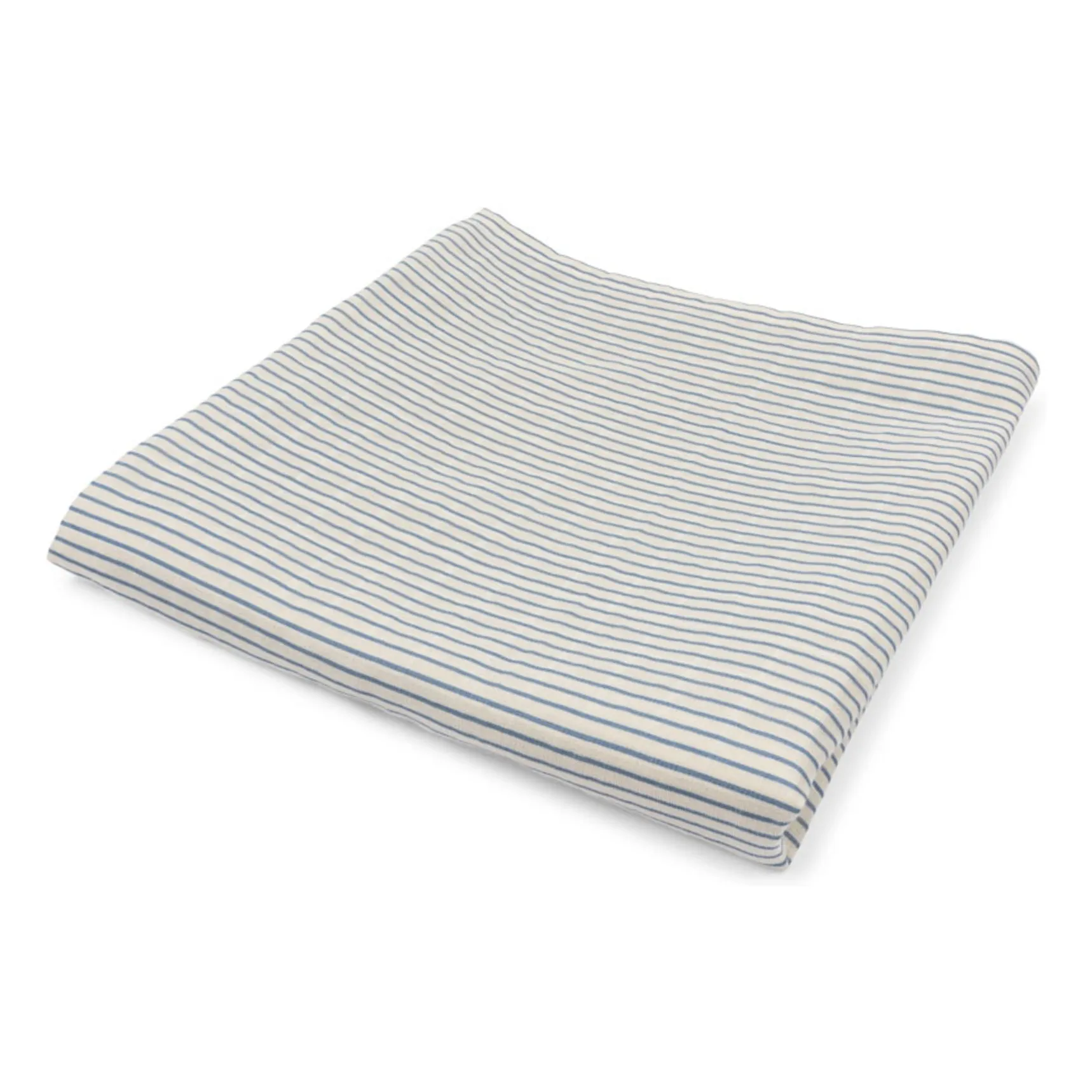 Konges Sløjd Stripes organic cotton swaddling diaper | Blue