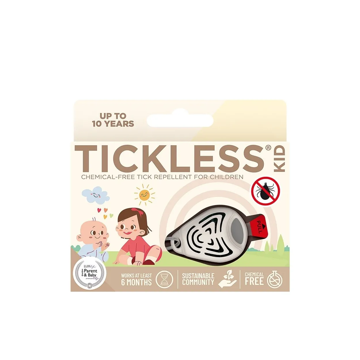 Tickless Kid Beige ultrasonic tick protection