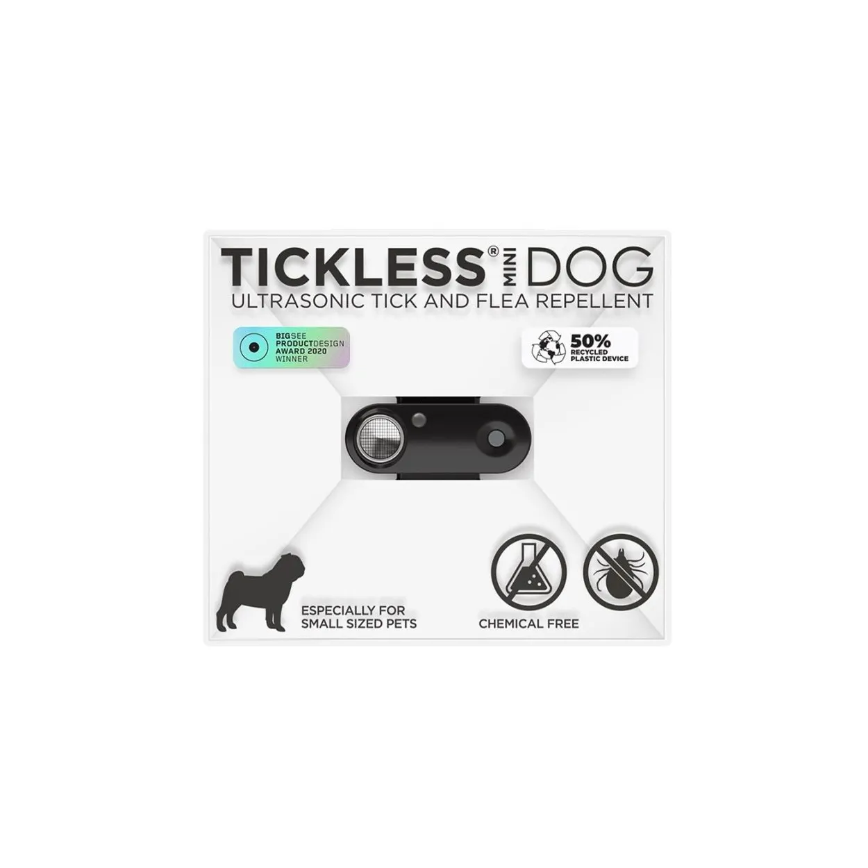 Tickless Pet mini Black ultrasonic tick protection