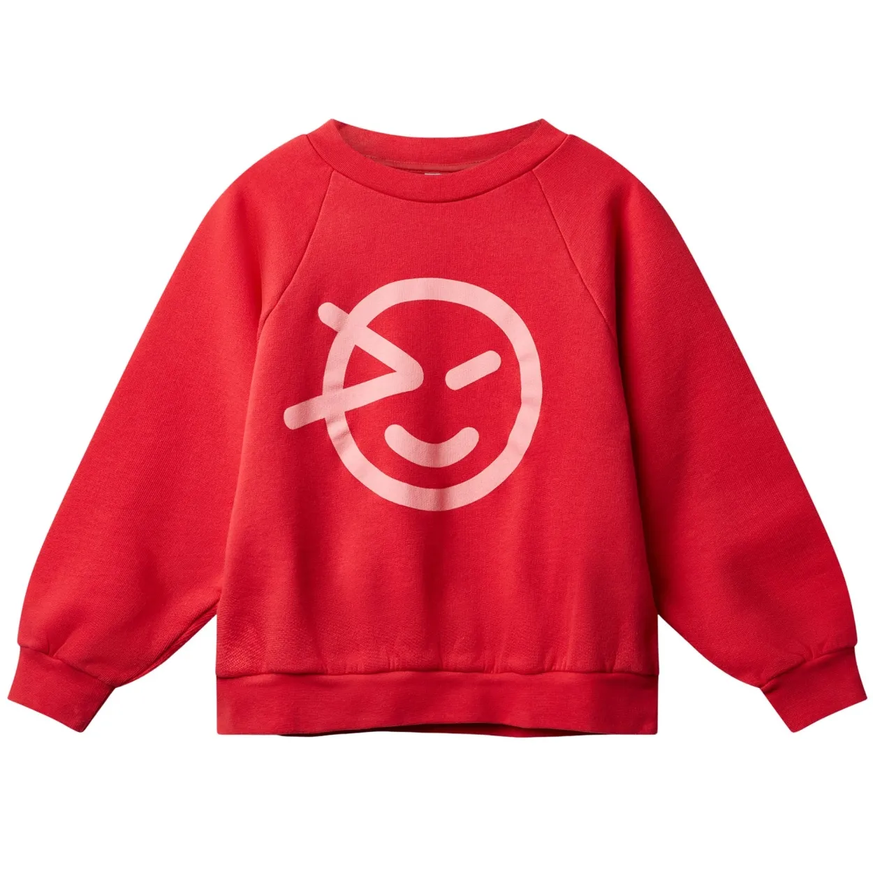 Raglan Wynk Sweat Ladybird Red